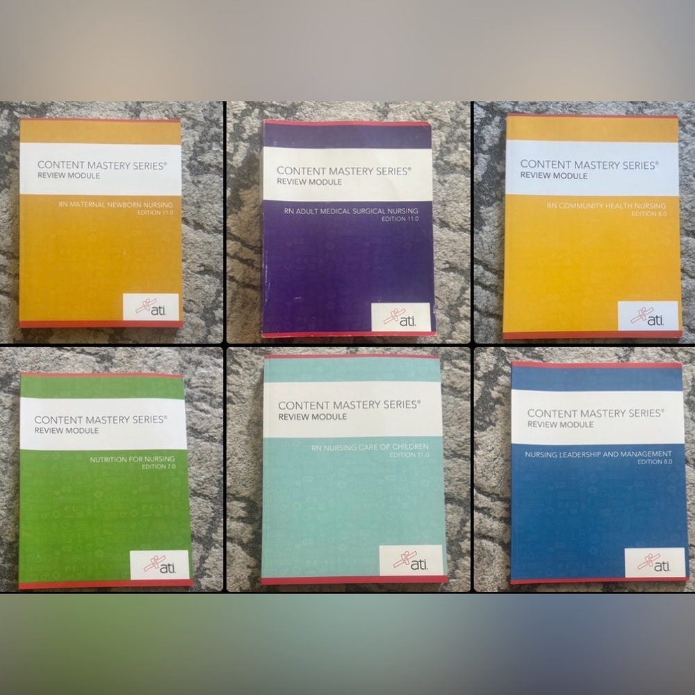 6 ATI NURSING CONTENT MASTERY SERIES Review Modules